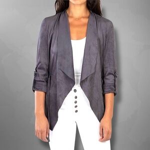 KUT faux suede jacket XS new